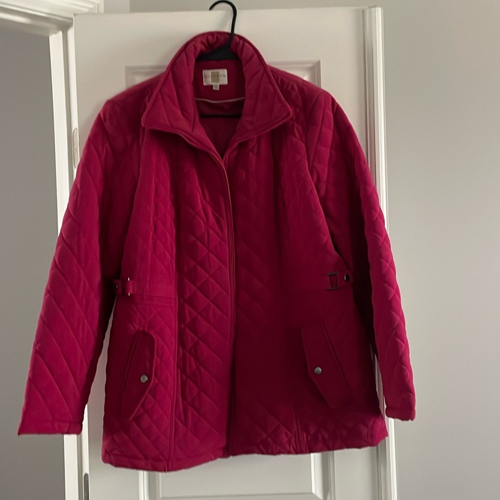 Quilted material jacket